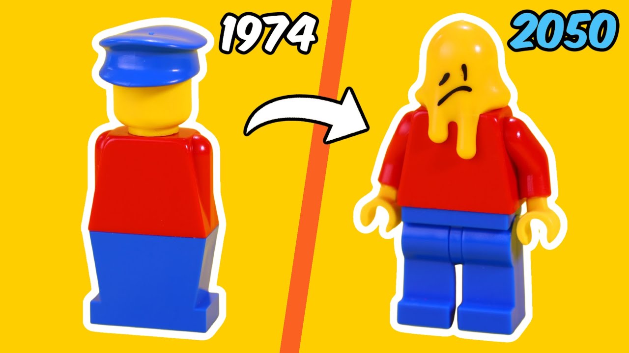 the EVOLUTION of LEGO MINIFIGURES…