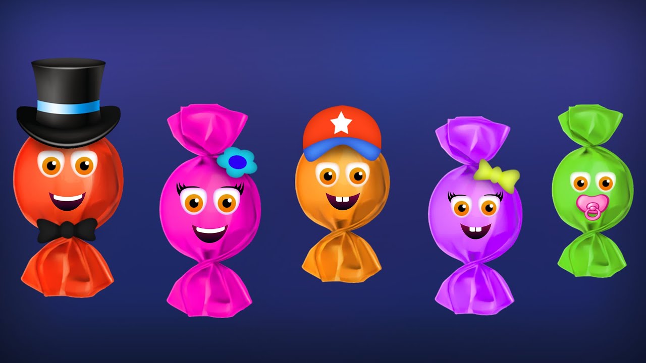 The Finger Family Toffee Family Nursery Rhyme | Toffee Finger Family Songs