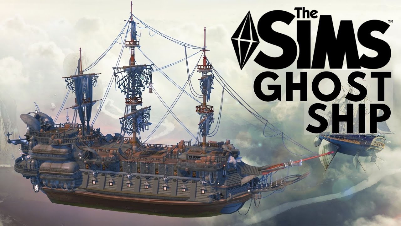 THE FLYING DUTCHMAN | LEGENDARY GHOST SHIP | The Sims 4 Speed Build | NOCC