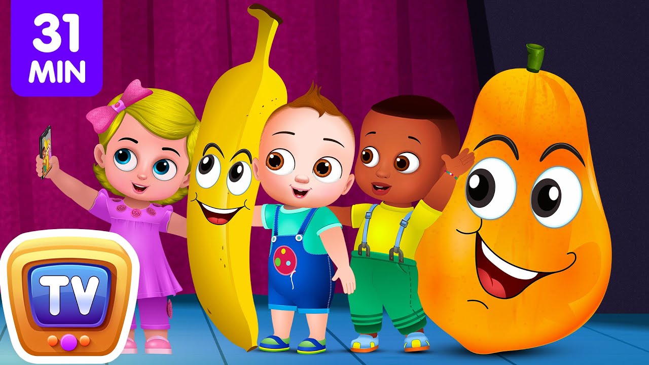 The Fruit Friends Nursery Rhyme with Baby Taku + More ChuChu TV Toddler Learning Videos for Babies