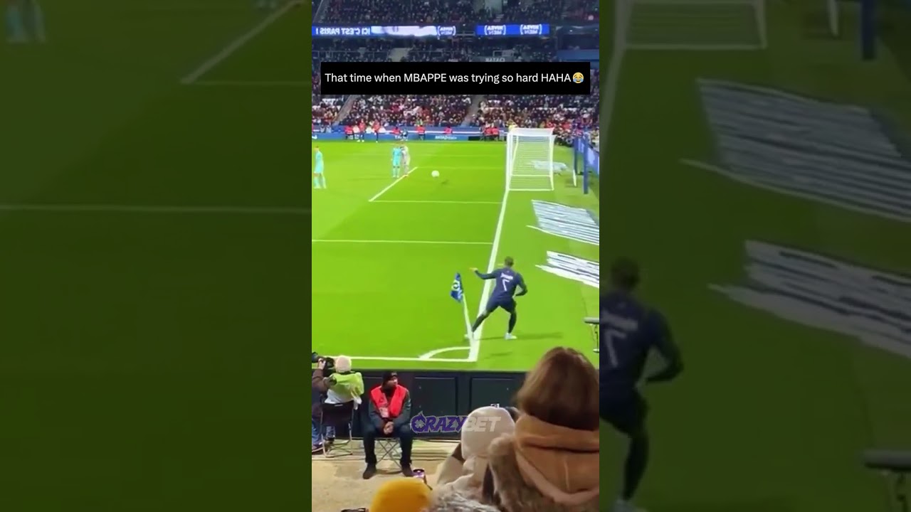 The FUNNIEST MBAPPE Goal Ever! 😂 Football Funny Moments #shorts