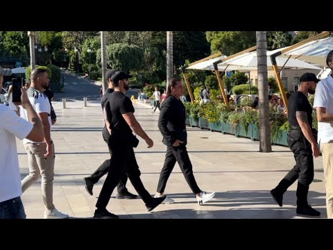 The Gangster Necati Arabaci is Back in Monaco!!! Escorted by mercenaries