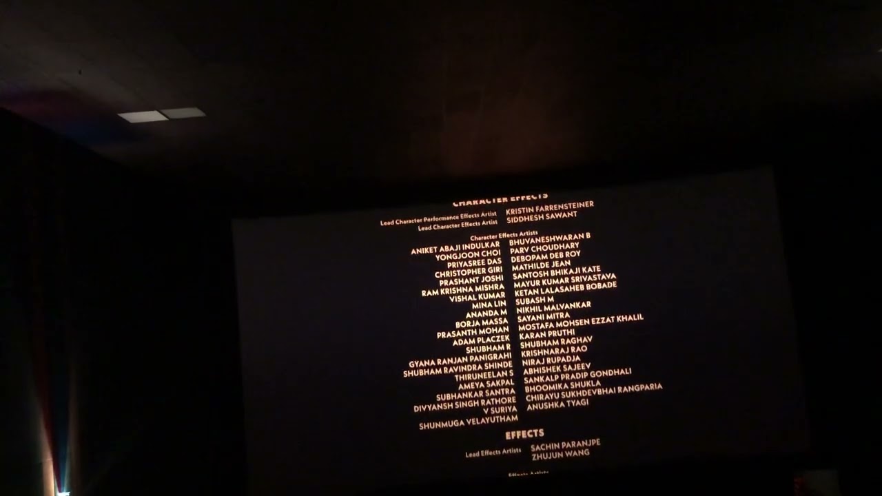 The Garfield movie (2024) end credits