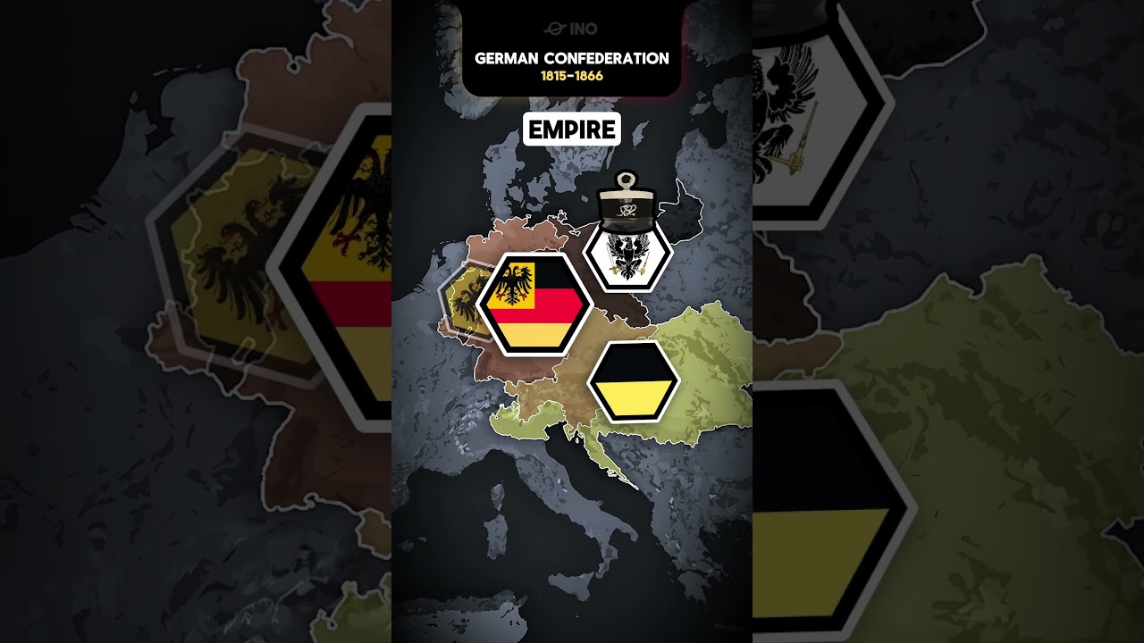 The German Confederation 🇩🇪👑🇦🇹 #germany #history #preußen #Austria #Napoleon #mapping #Britain