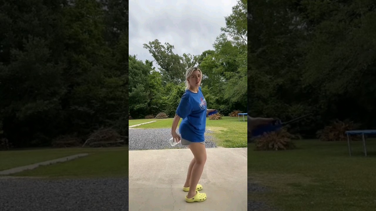The girl farted into the jar. Fire explosion from fart