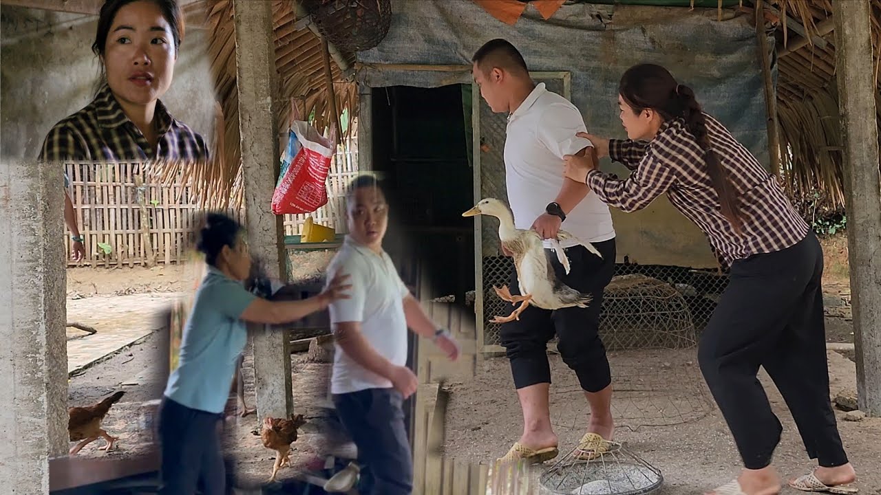 The girl was disappointed when the landlord's son kept coming to bother her. Where would she go?