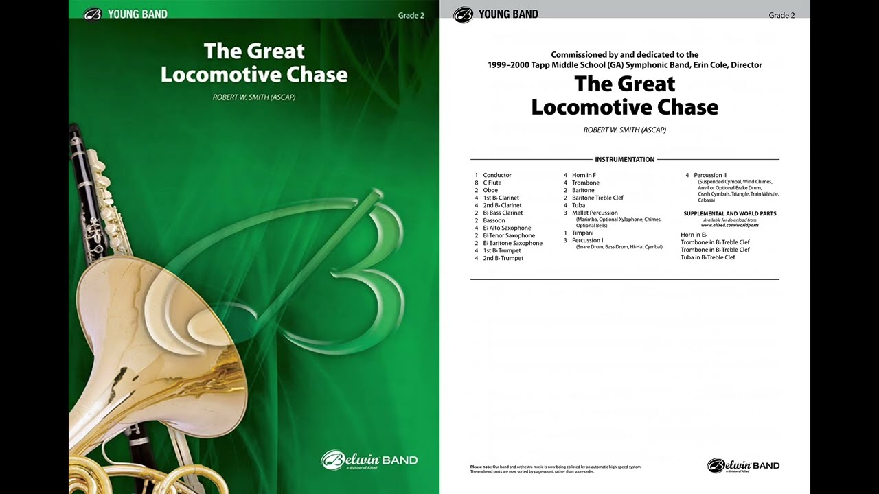 The Great Locomotive Chase, by Robert W. Smith  – Score & Sound
