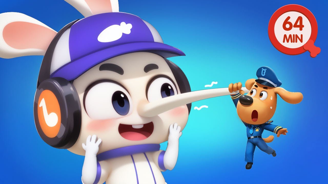 The Growing Nose | Be Honest | Good Habits | Cartoons for Kids | Sheriff Labrador