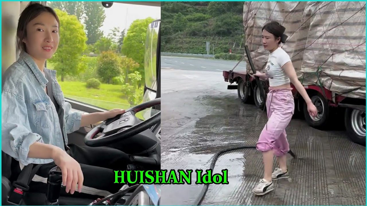 The hardest journey in a driver's life. Beautiful female driver HUISHAN (Subtitles)