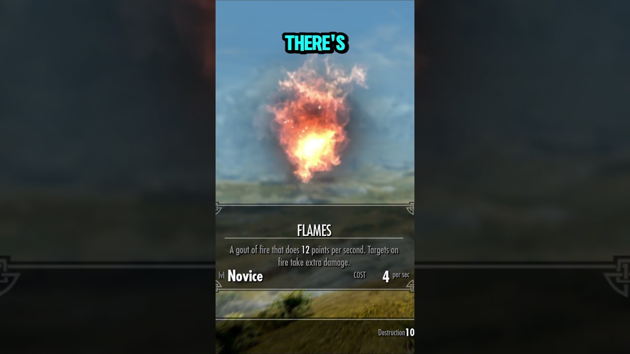 The Hidden Perk That Makes Flame Spells INSANE in Skyrim!