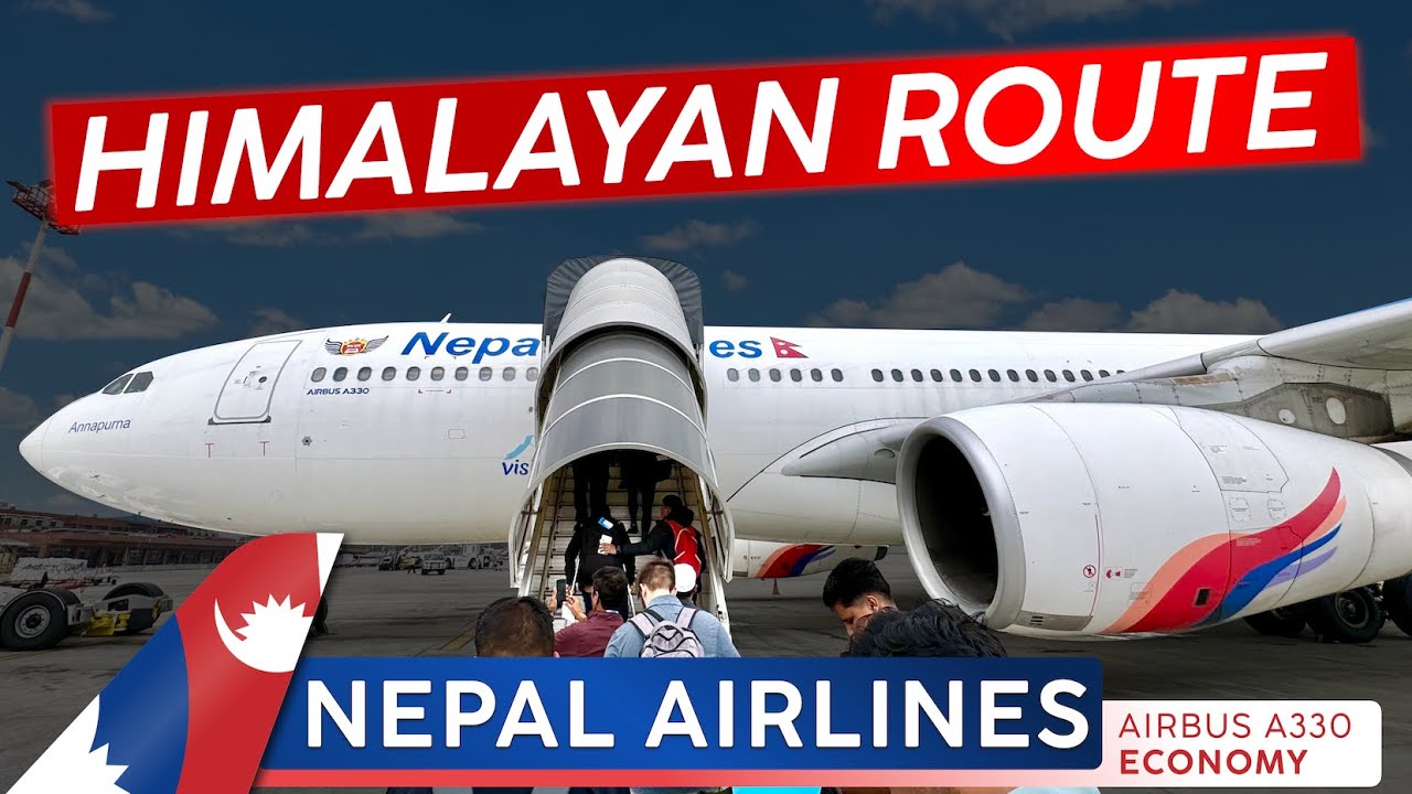 The Himalayan Route · NEPAL AIRLINES Economy Class 🇳🇵 Kathmandu ✈ Delhi 🇮🇳 A Bucket List Flight!