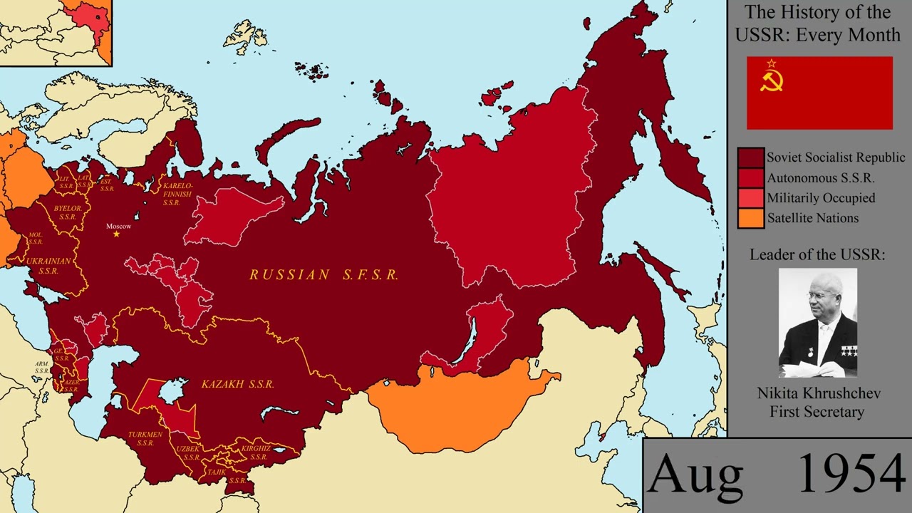 The History of the Soviet Union: Every Month