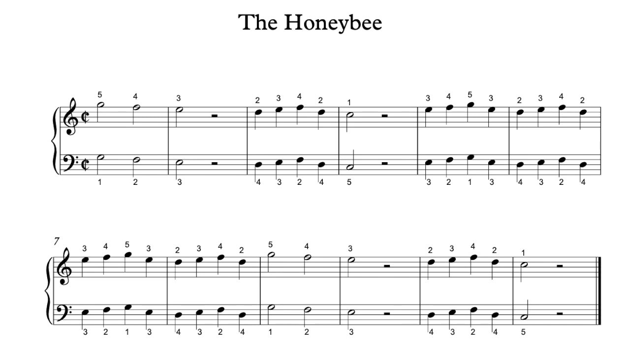 The Honeybee - Suzuki Piano School 1