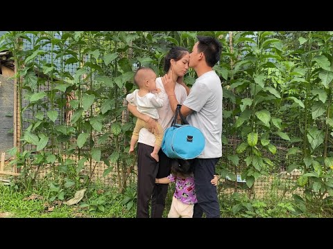 The husband left his wife and children in difficult circumstances.