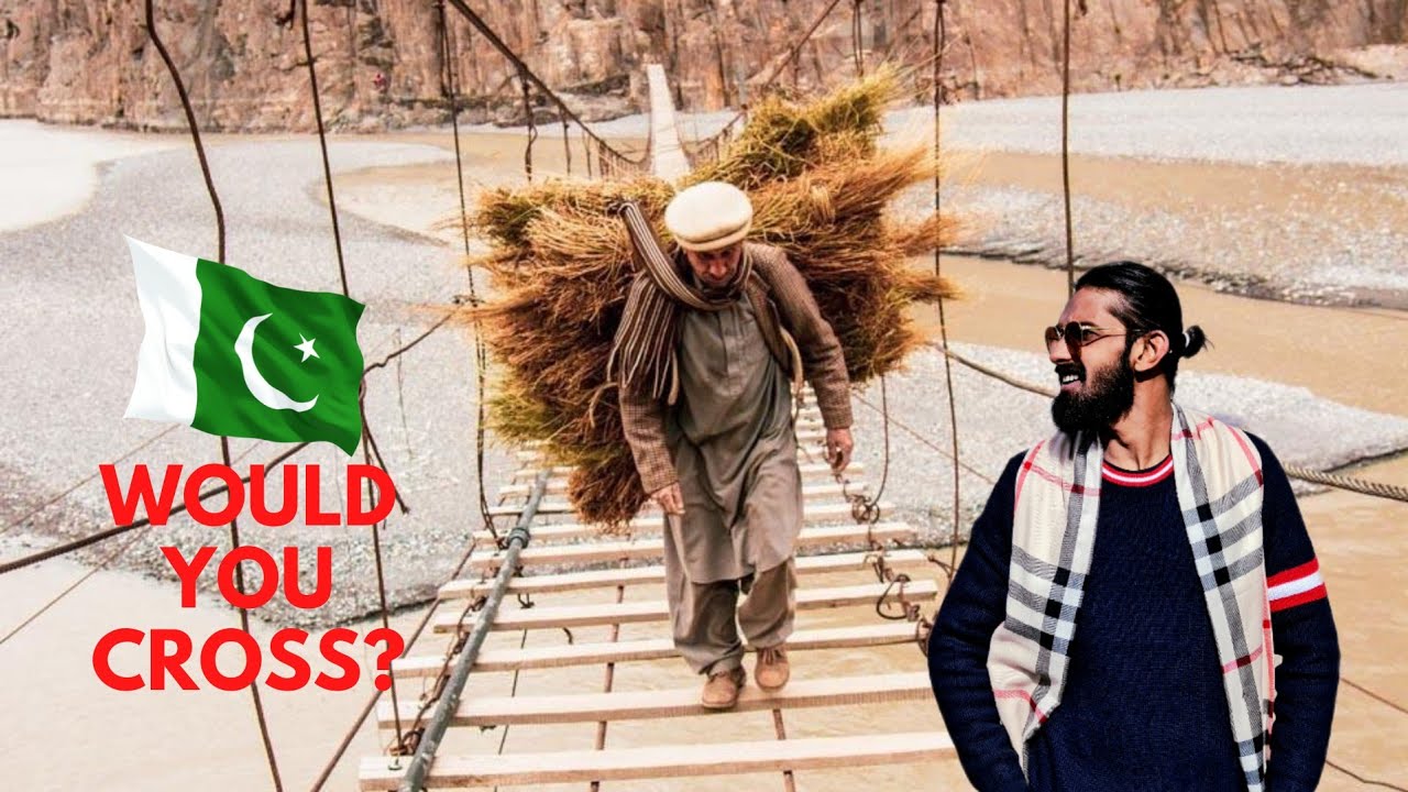 The Hussaini Hanging Bridge is only one of many precarious rope bridges in Northern Pakistan