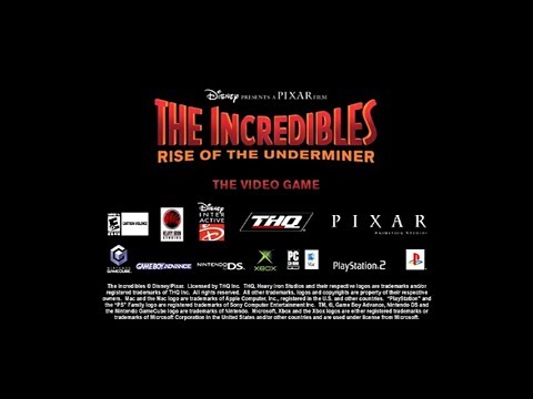 The Incredibles: Rise of the Underminer (2005) video game promo (60fps)
