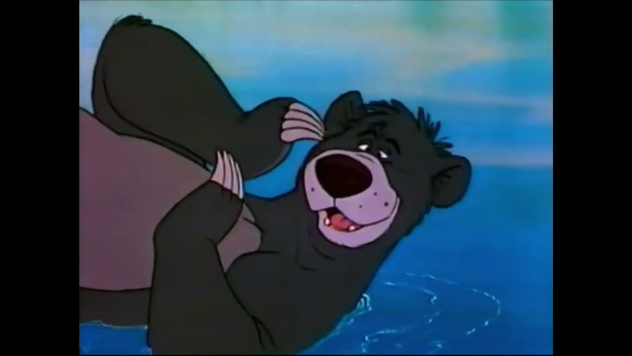 The Jungle Book: Mowgli Gets Caught by Monkeys (1967) (VHS Capture)