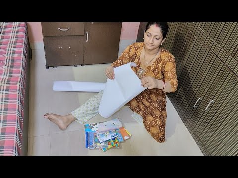 🌺The kids got so much school work that I made a whole project | I went to Vrindavan with my husband