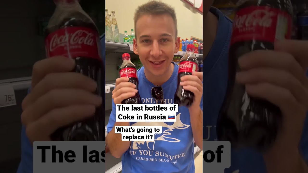 The last bottles of Coke in Russia 🇷🇺
