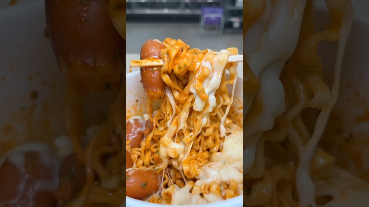 the last carbo buldak ramen at my convenience store #asmr #koreanfood