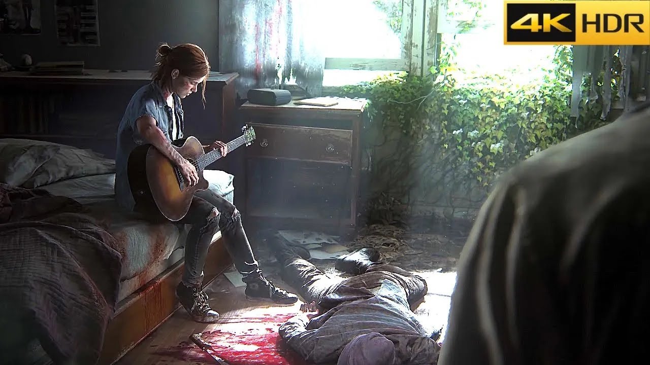 The Last Of Us Joel Death Scene 4K HDR 60FPS