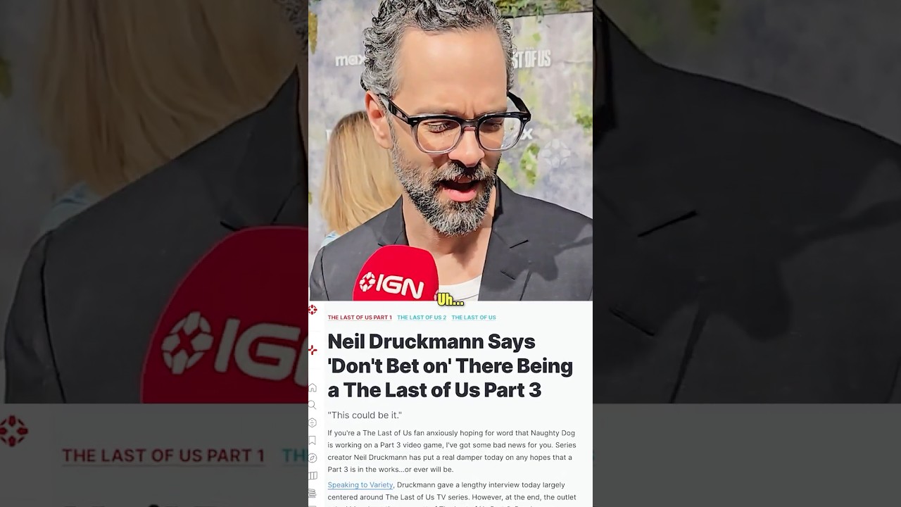The Last of Us Part 3? No, but we ARE getting a Season 3! #thelastofus #neildruckmann #hbo #max #ign