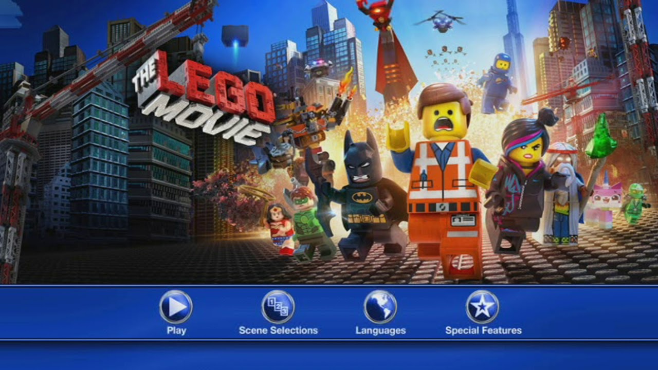 The Lego Movie DVD Menu