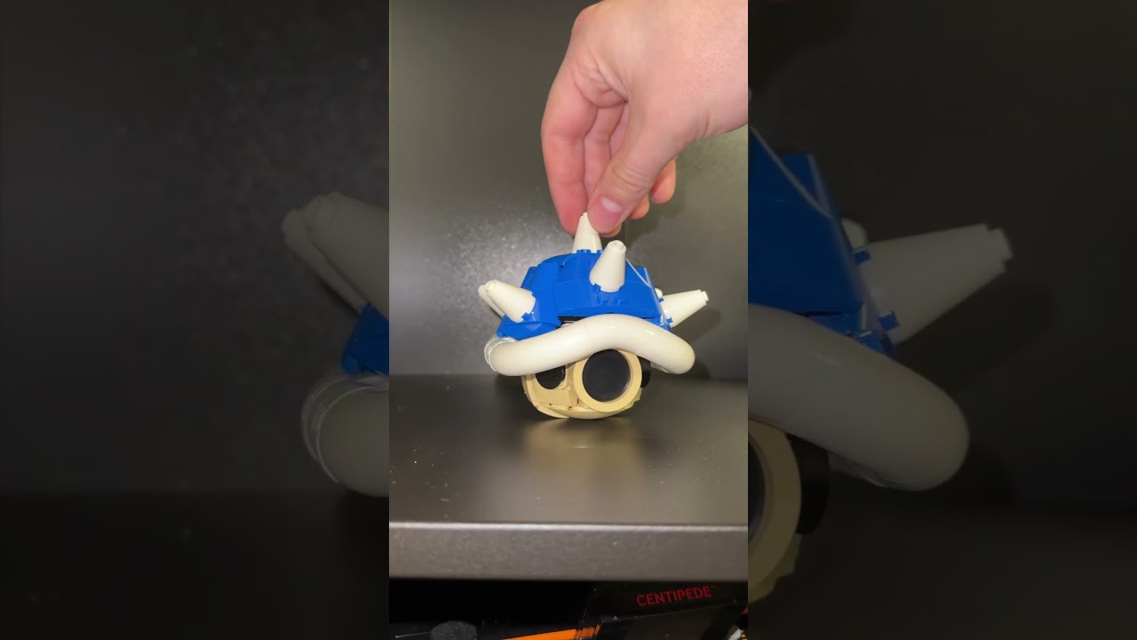 THE LEGO SPINY SHELL FROM MARIO KART #mariokart #lego #nintendo #shorts