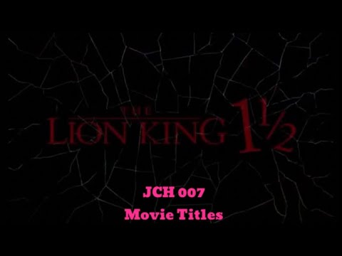 The Lion King 1½ (2004) Opening Title