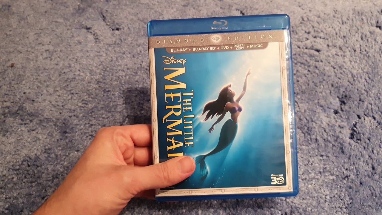 The Little Mermaid 3D Diamond Edition Blu-ray Unboxing