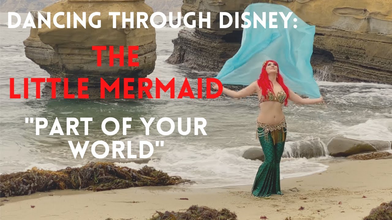 The Little Mermaid Ariel Belly Dance | Part of Your World Choreography