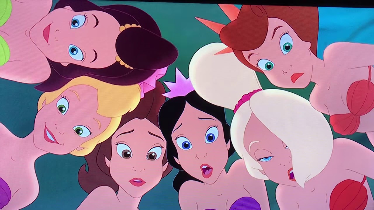 The little mermaid Ariel’s beginning  Ariel tells her sisters a secret underground music club.