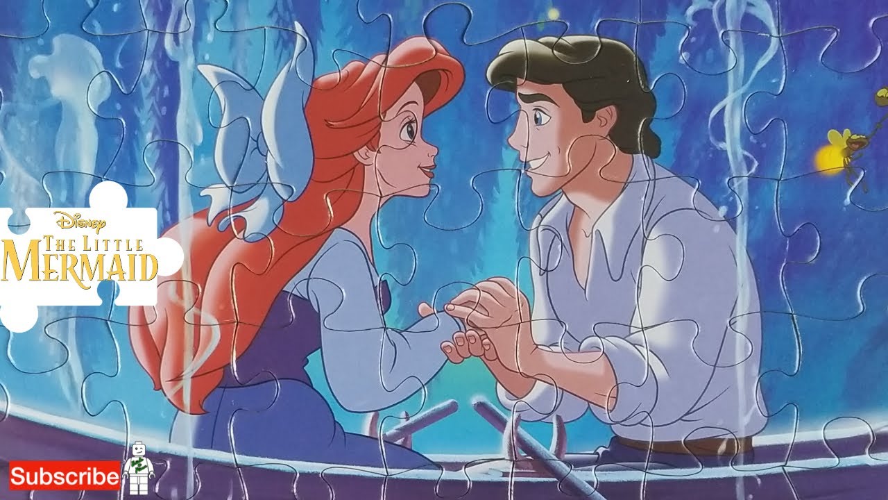 The Little Mermaid Puzzle with Disney Princess Ariel and Prince Eric!