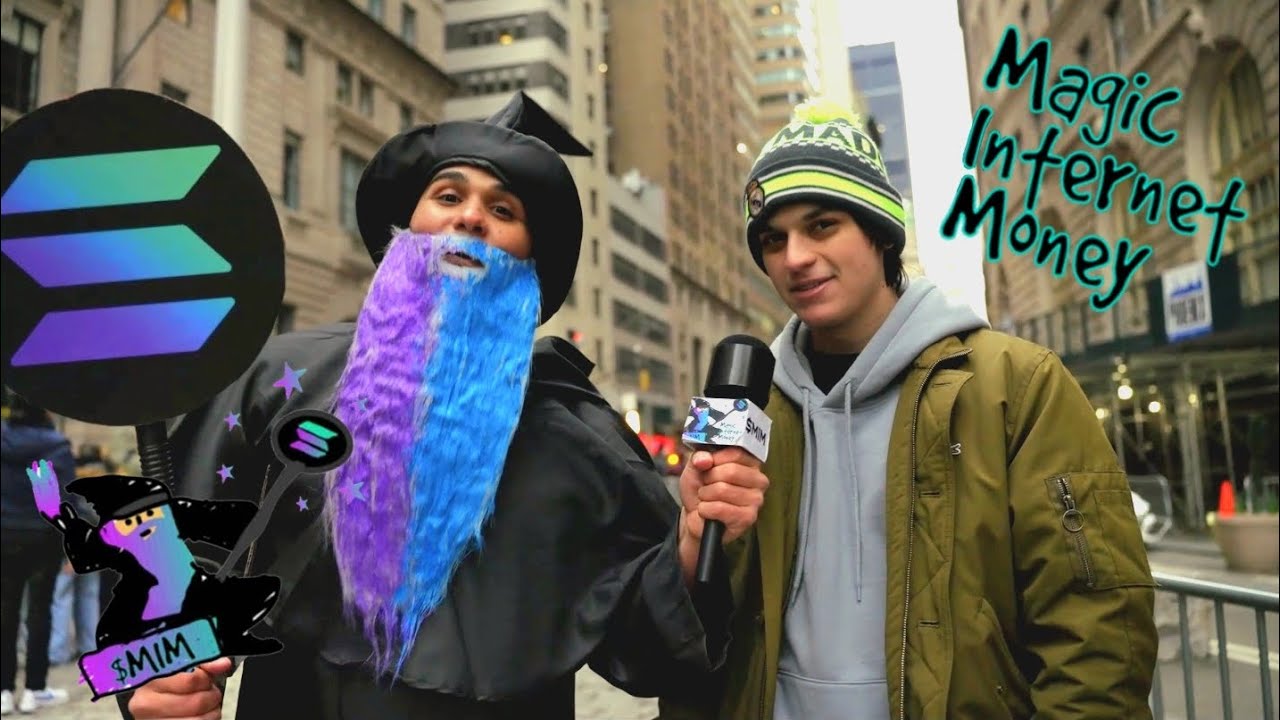 THE MAGIC INTERNET MONEY WIZARD TAKES TO THE STREETS OF NYC TO ASK PEOPLE THEIR THOUGHTS ON CRYPTO🚀