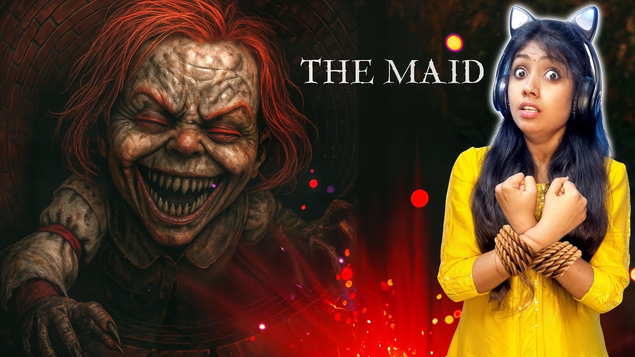 THE MAID - New Horror Game Full Gameplay With LIVE FACECAM !!!