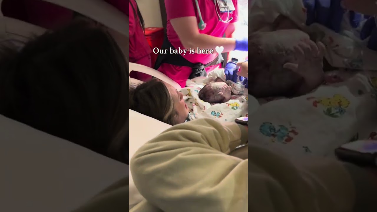 The moment we met our precious girl ❤️