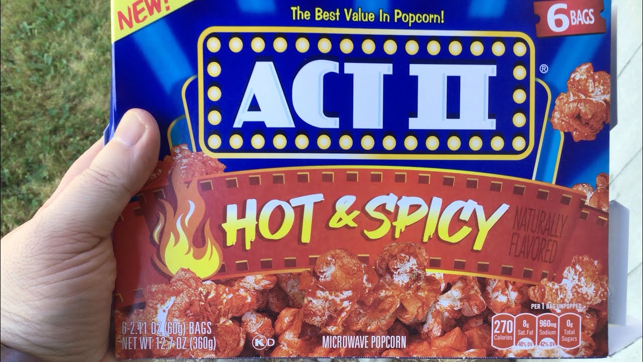 The Monkey Tries Act II Hot & Spicy Microwave Popcorn