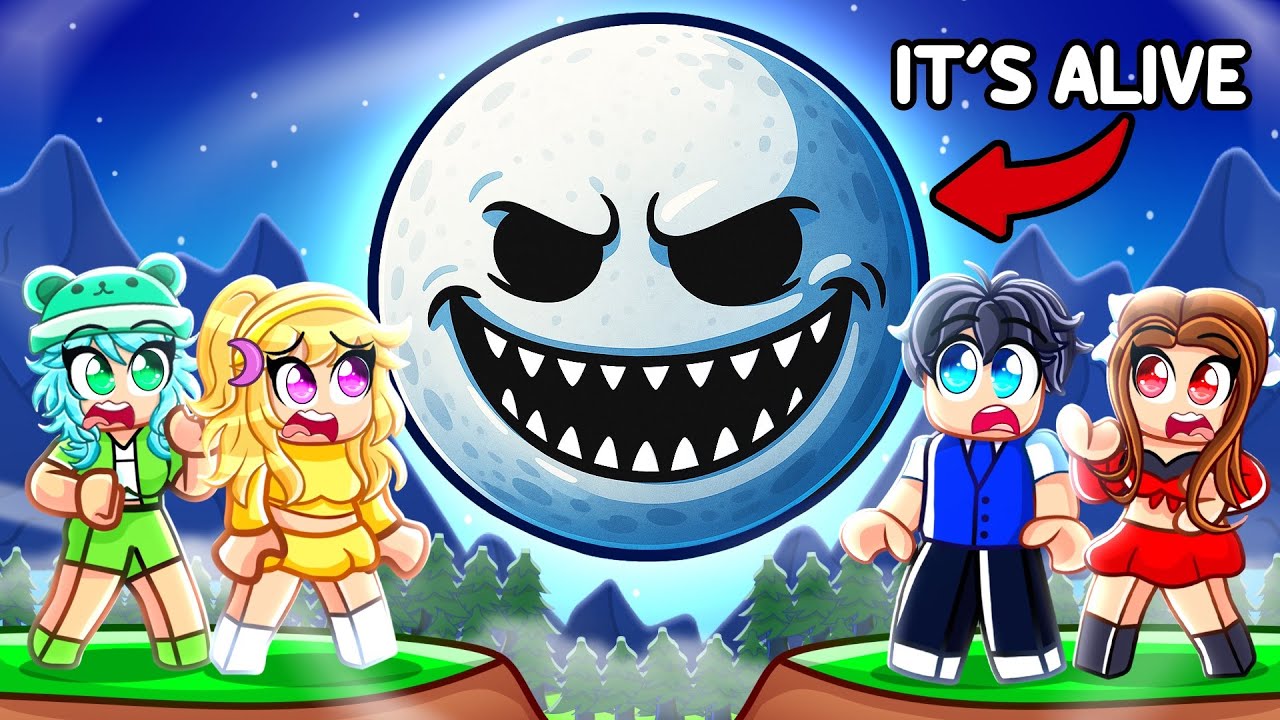The MOON WAKES UP And EATS The EARTH In Roblox Snapchat!