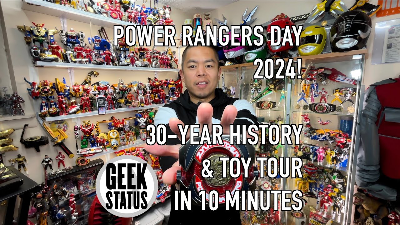 THE MORPHIN' GRID - Power Rangers Day 2024: 30 Year History & Collection Tour