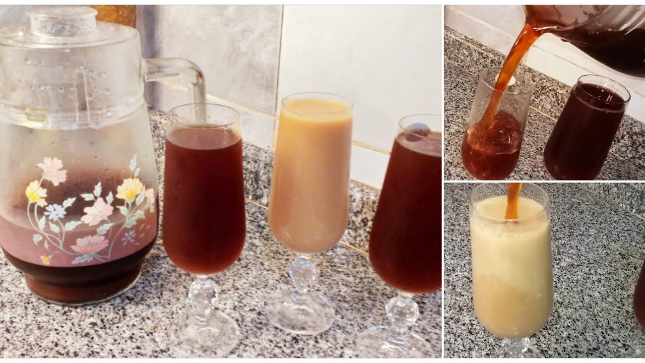 The most delicious juice  in two different flavors, Doum juice regular and Doim juice with milk
