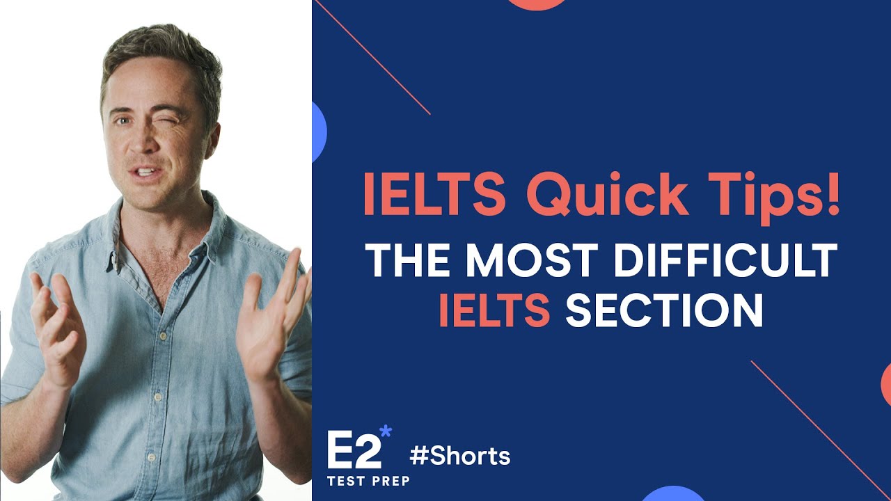 The Most Difficult IELTS Section??? - IELTS Quick Tips #Shorts