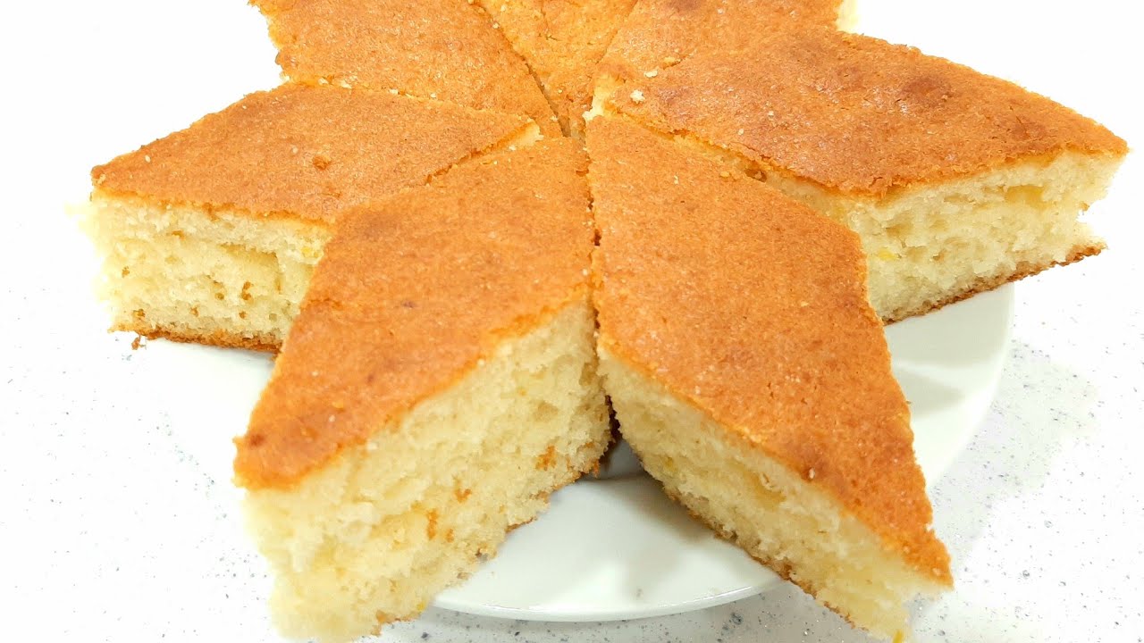 the most favorite dessert as a child / soft and easy cake with few ingredients without using a mixer