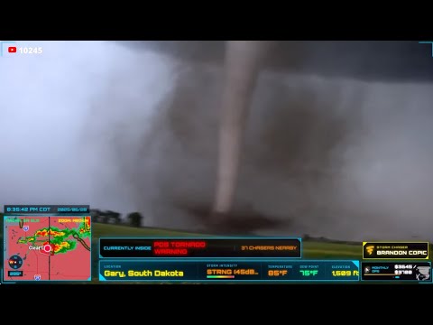 The MOST INSANE Tornado Chase - Live Stream Archive