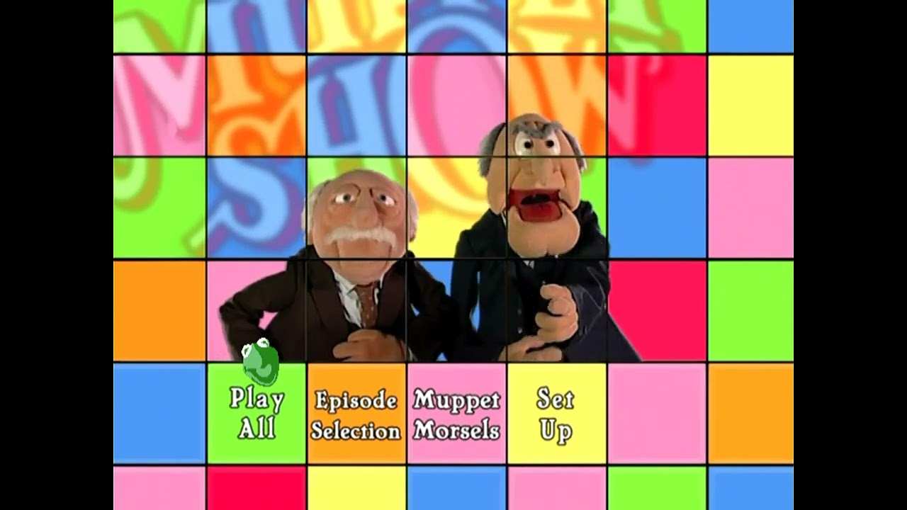 The Muppet Show Season One DVD Menu but it's only Statler and Waldorf