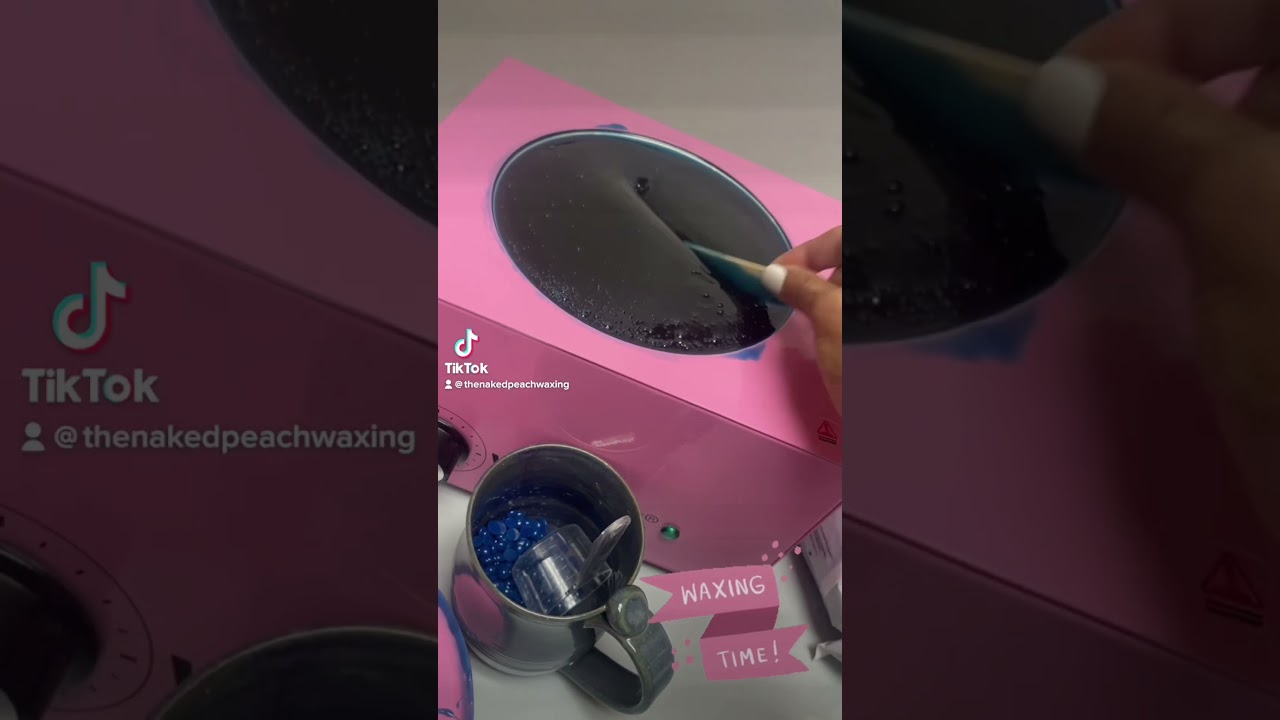 The Naked Peach uses The 15 Minute Comfort Wax Technique. #wax #waxing #skincaretips #brazilianwax