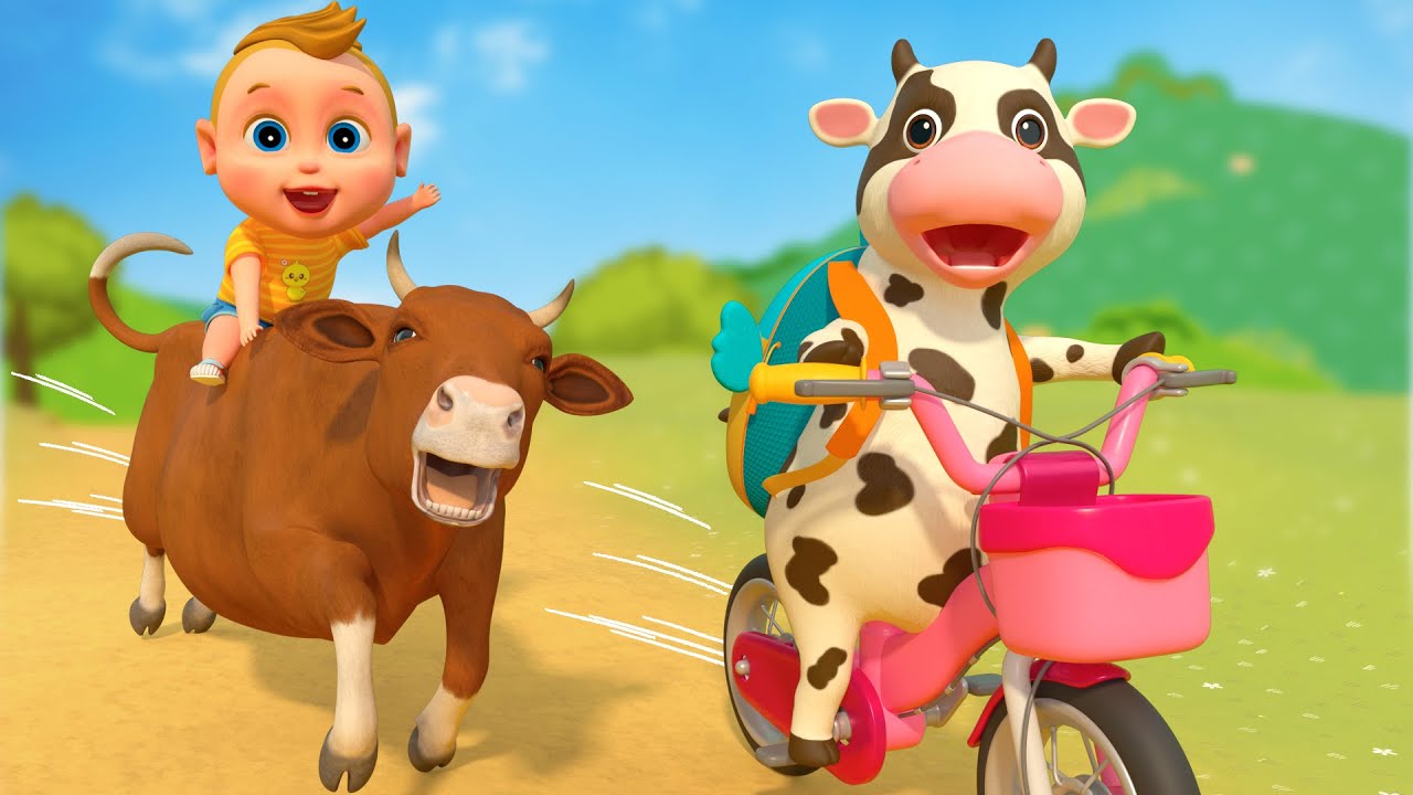The Names Of Animals: Cow, Elephant, Lion, Tiger, Crocodile - Explore Animals In The Jungle