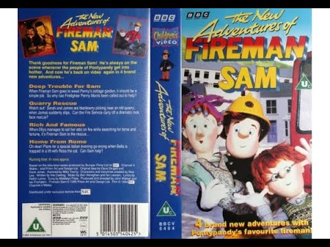 The New Adventures of Fireman Sam (1994 UK VHS)