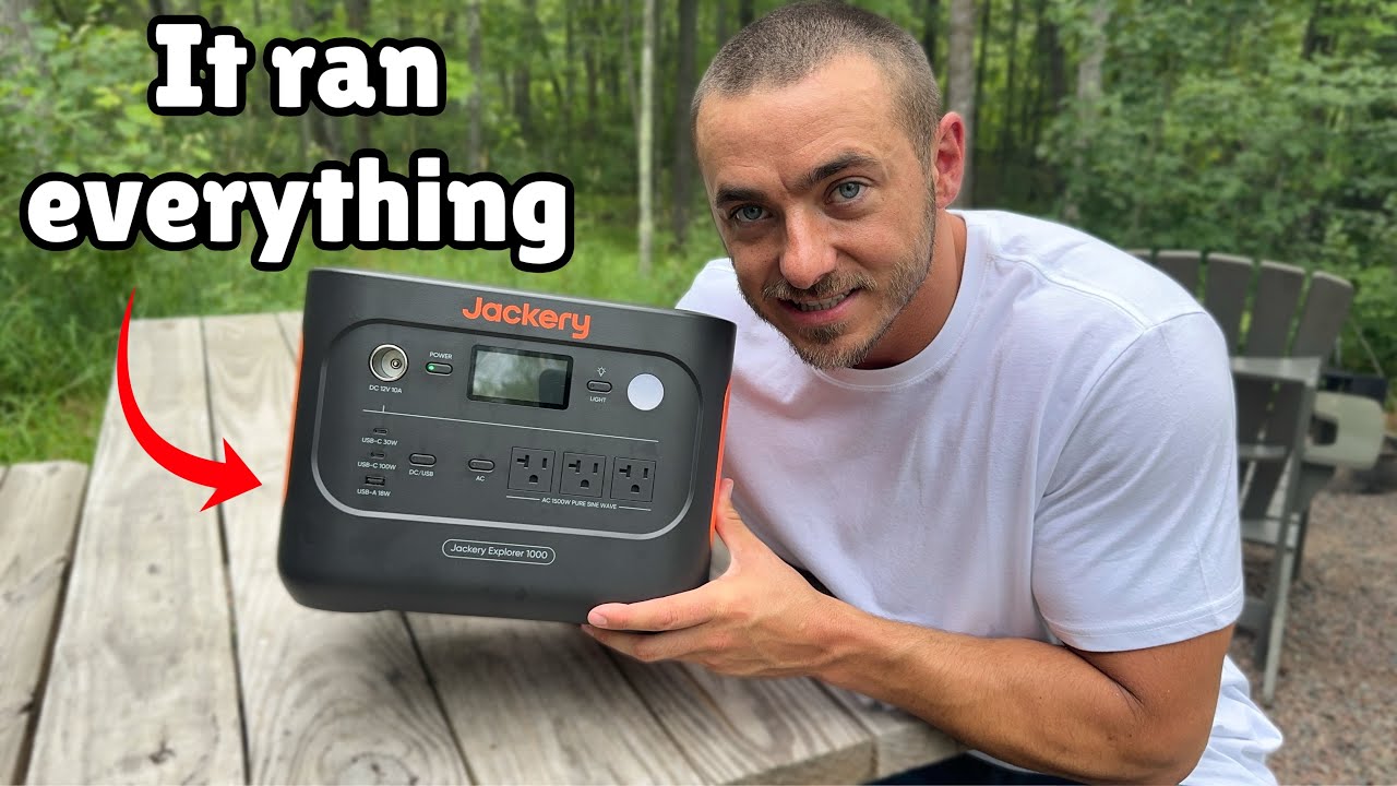 The NEW Jackery 1000 v2, this thing is IMPRESSIVE!! Portable Solar Generator Review