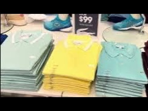 THE NEW Lacoste OUTLET I Go for a Lacoste Polo for MEN'S & WOMEN'S | SHOP WITH ME