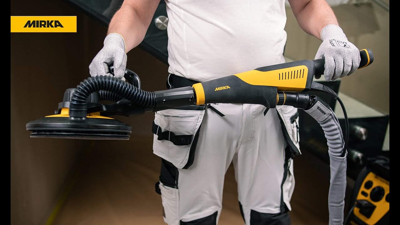 The new Mirka® LEROS-S sander for easy sanding of large surfaces